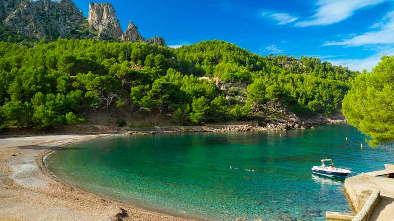 Besuch der Tuent-Bucht auf Mallorca